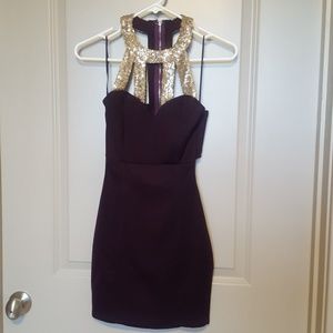 Plum Mini Dress